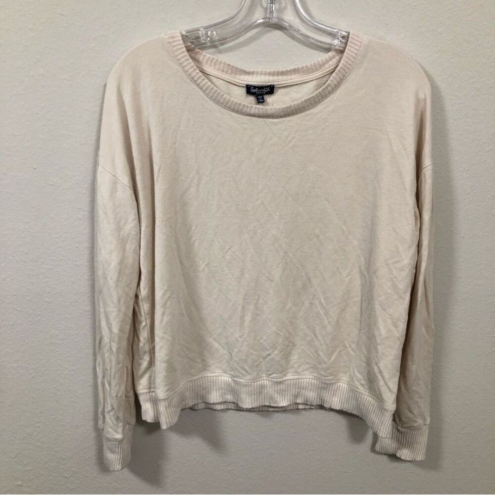 Splendid Beige Long Sleeve Sweater Women's size medium